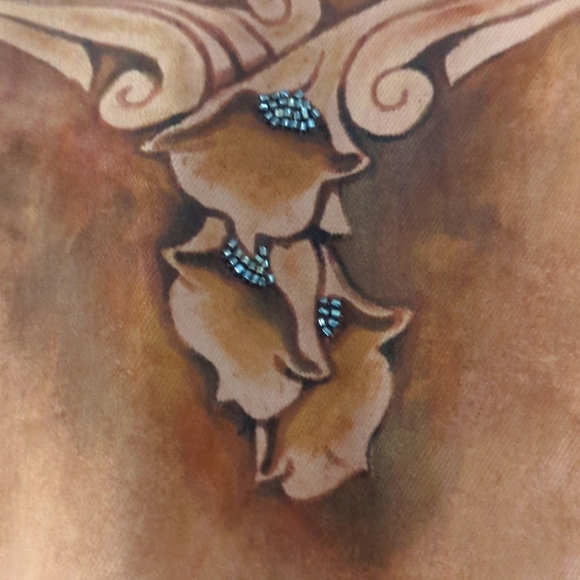 JORDAN Vintage Custom Dyed Denim Coat ~ EUC - Picture 6 of 12